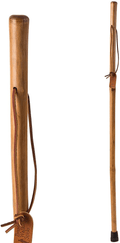 Brazos Iron Bamboo Walking Stick, Lightweight and Versatile Hiking Stick, Walking Staff for Men and Woman, Walking Stick for Seniors, Red, 58 Inch