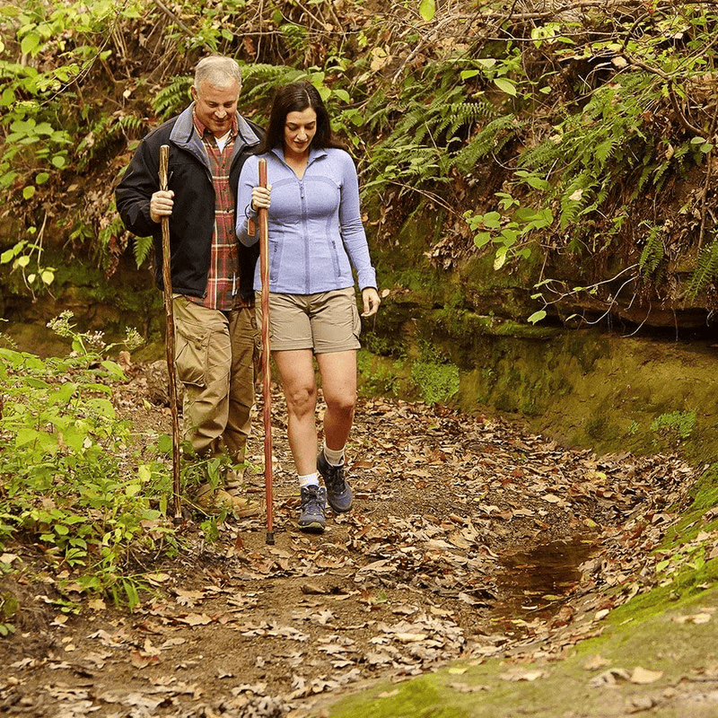 Brazos Trekking Pole Hiking Stick for Men and Women Handcrafted of Lightweight Wood and Made in the USA, Tan Oak, 48 Inches (602-3000-1089) Sporting Goods > Outdoor Recreation > Camping & Hiking > Hiking Poles Brazos   