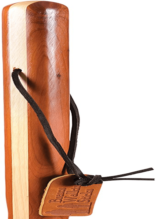 Brazos Twisted Aromatic Cedar Walking Stick, Handcrafted Wooden Staff, Hiking Stick for Men and Women, Trekking Pole, Wooden Walking Stick, Made in the USA, 58 Inches, Natural, (602-3000-1253) Sporting Goods > Outdoor Recreation > Camping & Hiking > Hiking Poles Brazos   