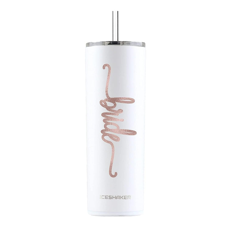 Bridesmaid Gift, Vacuum Insulated Stainless Cup with Straw for Bridesmaids Gift, Bridesmaid Proposal, Bridesmaid Tumbler, Asking Bridesmaid (Lilac Dreaming, Matron of Honor) Home & Garden > Kitchen & Dining > Tableware > Drinkware KOL DEALS Rose Gold Bride 
