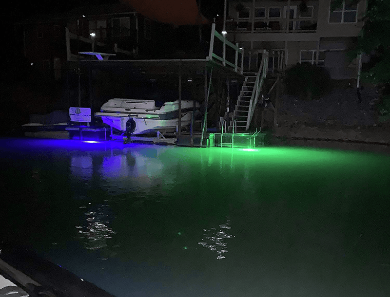 Bright Night Fishing 15,000 Lumen 30ft Cord Waterproof AC Underwater Fishing Light 300 Green LED Submersible Dock Light, Home & Garden > Pool & Spa > Pool & Spa Accessories Bright Night Fishing   