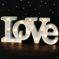 Bright Zeal 16" X 7" Large Love Decor for Bedroom LED Marquee Sign (Mirror Front) - Love Sign Light Home Decor for Wall and Table - Wedding Decorations Lights - Romantic Signs Valentines Day Decor Home & Garden > Decor > Seasonal & Holiday Decorations Bright Zeal Marquee "Love" - White 18 LED Bulbs - 6hr Timer - Batteries Incl. 