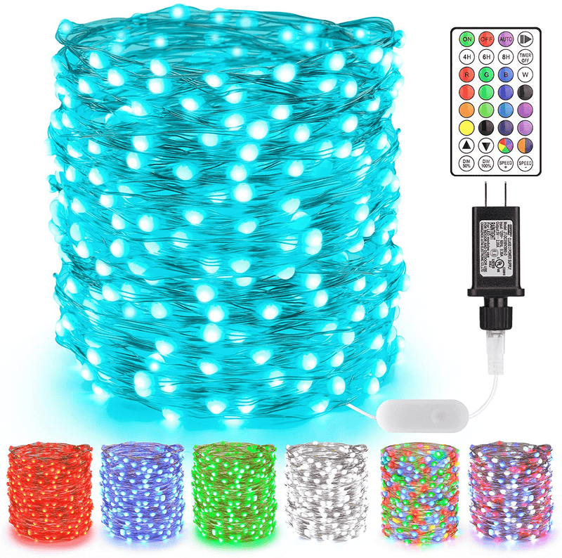 Brizlabs Color Changing Christmas Fairy Lights, 66Ft 200 LED Multicolor Christmas Lights with Remote, Unique Pause/Play Outdoor Christams Lights Plugin Twinkle Christmas Tree Light for Xmas Party Room Home & Garden > Decor > Seasonal & Holiday Decorations BrizLabs   