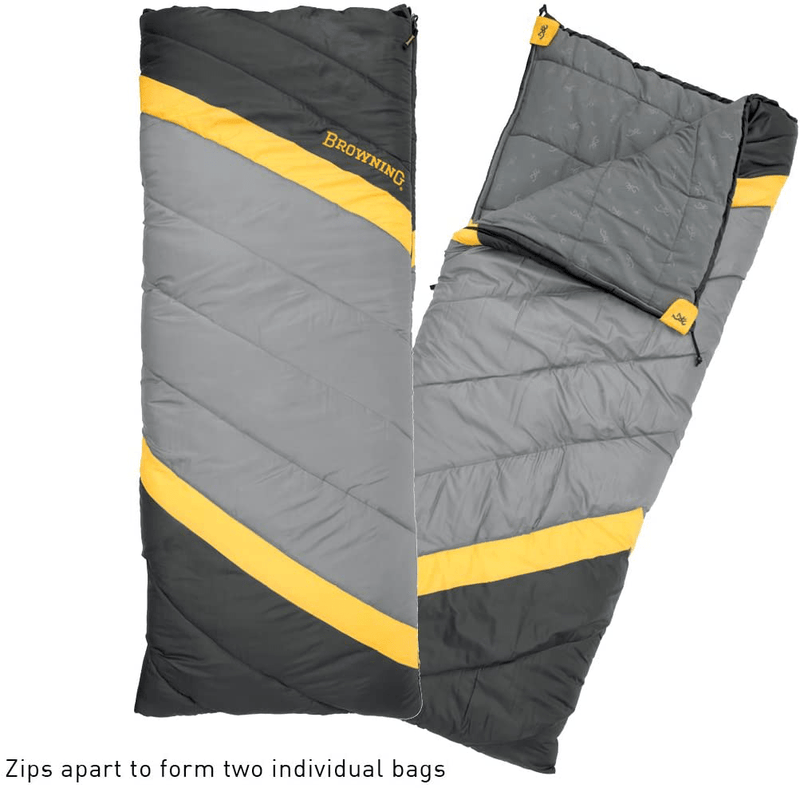 Browning Camping Side-By-Side 0 Degree Double Sleeping Bag Sporting Goods > Outdoor Recreation > Camping & Hiking > Sleeping Bags Browning   