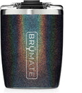 Brümate Rocks - 12Oz 100% Leak-Proof Insulated Lowball Cocktail & Whiskey Tumbler - Double Wall Vacuum Stainless Steel - Shatterproof - Camping & Travel Tumbler & Cocktail Glass (Glitter Charcoal) Home & Garden > Kitchen & Dining > Tableware > Drinkware BrüMate Glitter Charcoal  