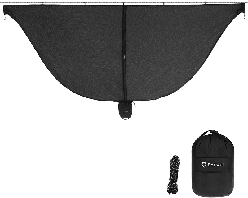 Btrwor Hammock Bug Net - Hammock Mosquito Net - Lightweight Portable Hammock Netting, Mosquito Net - Fits All Single and Double Camping Hammocks Sporting Goods > Outdoor Recreation > Camping & Hiking > Mosquito Nets & Insect Screens Btrwor   