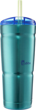 Bubba Straw Envy Vacuum-Insulated Stainless Steel Tumbler, 24 Oz., Island Teal Lid