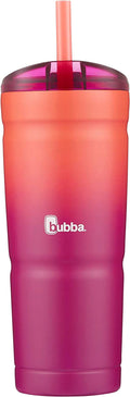Bubba Straw Envy Vacuum-Insulated Stainless Steel Tumbler, 24 Oz., Island Teal Lid Home & Garden > Kitchen & Dining > Tableware > Drinkware BUBBA BRANDS Pink Sorbet 24oz 