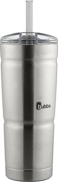 Bubba Straw Envy Vacuum-Insulated Stainless Steel Tumbler, 24 Oz., Island Teal Lid Home & Garden > Kitchen & Dining > Tableware > Drinkware BUBBA BRANDS Steel/Clear 24oz 