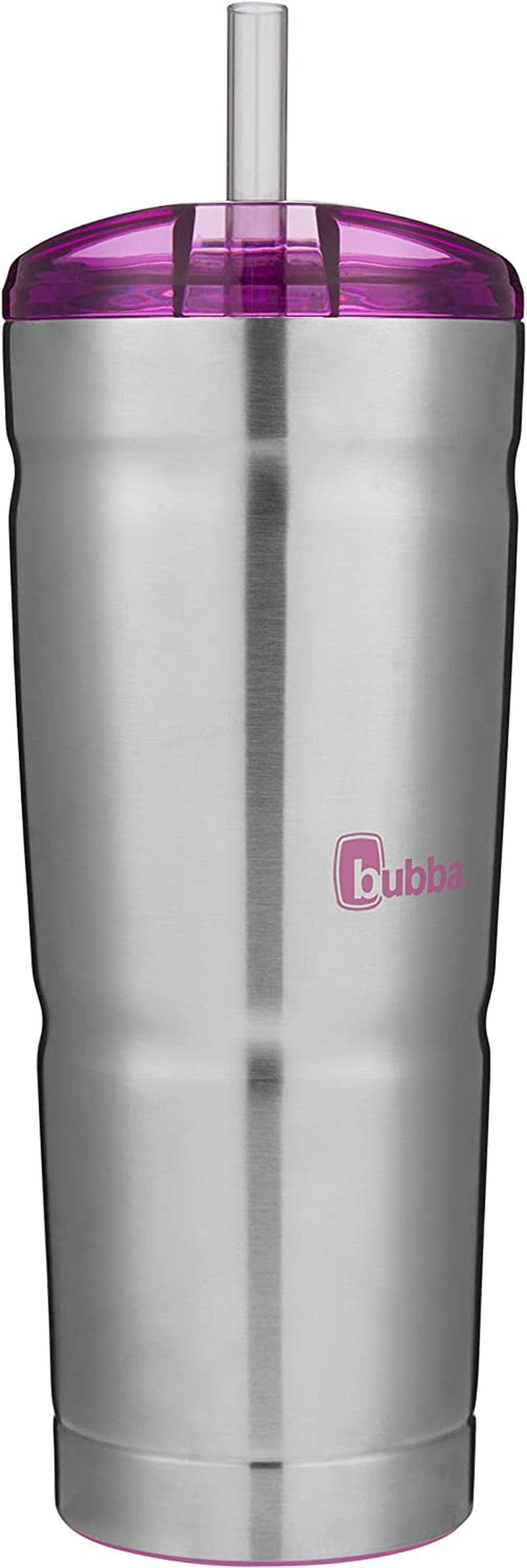 Bubba Straw Envy Vacuum-Insulated Stainless Steel Tumbler, 24 Oz., Island Teal Lid Home & Garden > Kitchen & Dining > Tableware > Drinkware BUBBA BRANDS Steel/Paradise Purple 24oz 