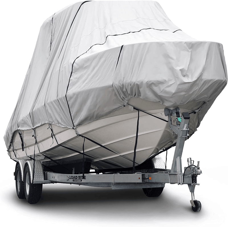 Budge B-621-X4 600 Denier Hard/T-Top Boat Cover Gray 16-18' Long (Beam Width Up to 106") Waterproof, UV Resistant Home & Garden > Decor > Seasonal & Holiday Decorations Budge Gray 22'-24' Long (Beam Width Up to 106") 