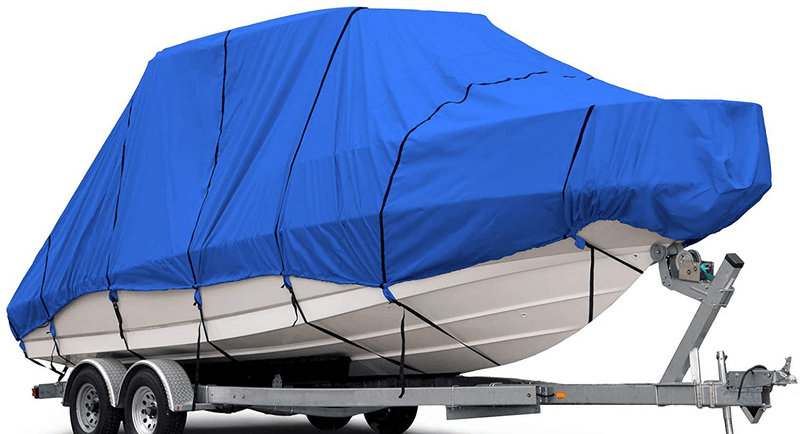 Budge B-621-X4 600 Denier Hard/T-Top Boat Cover Gray 16-18' Long (Beam Width Up to 106") Waterproof, UV Resistant Home & Garden > Decor > Seasonal & Holiday Decorations Budge Blue 22'-24' Long (Beam Width Up to 106") 