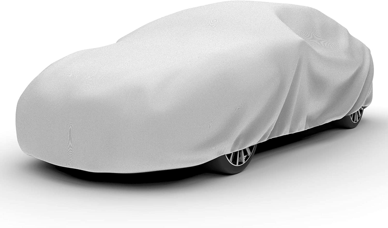 Budge Lite Car Cover Indoor/Outdoor, Dustproof, UV Resistant, Car Cover Fits Sedans up to 200", Gray  Budge Size 5: Fits Sedans up to 22'  
