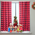Buffalo Plaid Curtains Black and White Plaid Curtains 63 Inch Length 2 Panels 55X63-Inch Buffalo Plaid Black and White Curtains Plaid Curtains for Living Room (55"X63", Black and White) Home & Garden > Decor > Window Treatments > Curtains & Drapes DUOBAO Red and Black 55"x55" 