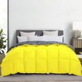 Burgandy down Alternative Comforter King Size All Season Duvet Insert, with Ultra Soft Double Brushed Microfiber Quilt Cover, Baffled Box Stitched Comforter with 8 Tabs,106X90 Inches Home & Garden > Linens & Bedding > Bedding > Quilts & Comforters Dorrin Nessin Yellow/Grey Twin-68x90 