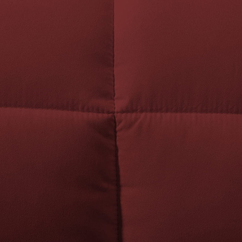 Burgandy down Alternative Comforter King Size All Season Duvet Insert, with Ultra Soft Double Brushed Microfiber Quilt Cover, Baffled Box Stitched Comforter with 8 Tabs,106X90 Inches