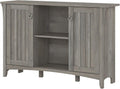 Bush Furniture Salinas Accent Storage Cabinet with Doors, Pure White and Shiplap Gray Home & Garden > Household Supplies > Storage & Organization Bush Furniture Driftwood Gray Cabinet 