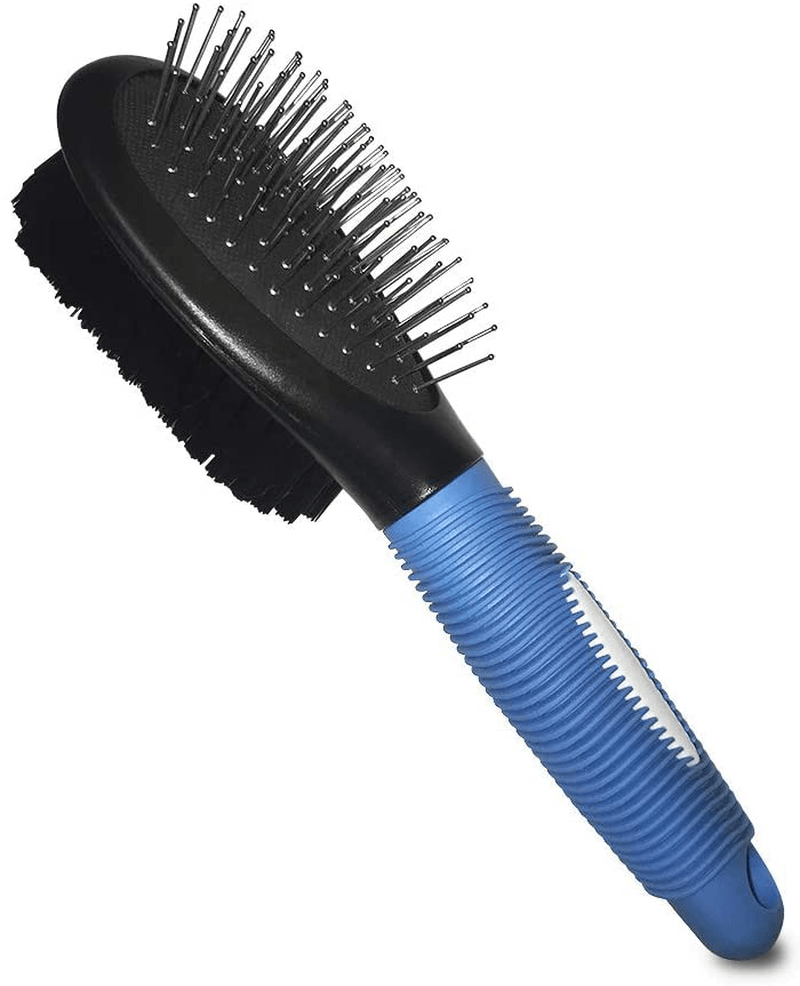 BV Dog Brush and Cat Brush, Pet Grooming Comb, 2 Sided Bristle and Pin for Long and Short Hair Dog, Removing Shedding Hair Animals & Pet Supplies > Pet Supplies > Dog Supplies BV Medium - Bristle and Pin  