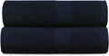 BY LORA Terry Towels, Bath Towels, Navy Blue, Set of 2 Home & Garden > Linens & Bedding > Towels BY LORA Navy Blue Bath Sheet 2-Pack 