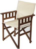BYER of MAINE, Pangean Campaign Chair, 20" D X 23.5" W X 36" H, Holds up to 250 Lbs, Hardwood, Perfect for Patio/Deck, Wood Folding Chairs, Patio Chair, Deck Chair, Wood Camp Chair, Green, Single Sporting Goods > Outdoor Recreation > Camping & Hiking > Camp Furniture BYER OF MAINE Natural 1 
