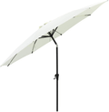 C-Hopetree 10 ft Diameter Outdoor Patio Table Market Umbrella with Push Button Tilt, Taupe Home & Garden > Lawn & Garden > Outdoor Living > Outdoor Umbrella & Sunshade Accessories C-Hopetree Ivory 11' 