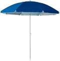C-Hopetree 7 ft Aluminum Beach Umbrella UPF 50+ with Sand Anchor and Tilt - Sky Blue Home & Garden > Lawn & Garden > Outdoor Living > Outdoor Umbrella & Sunshade Accessories C-Hopetree Royal Blue 8' 