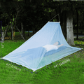 C No-See-Um Mosquito Net for Camping Bed Compact and Ultra-Light for Travel Outdoor Netting Cover Lightweight Mesh 2 Colors, Light Gray Color & Coffee Color Sporting Goods > Outdoor Recreation > Camping & Hiking > Mosquito Nets & Insect Screens Aventik Edison Design Double Light Grey  