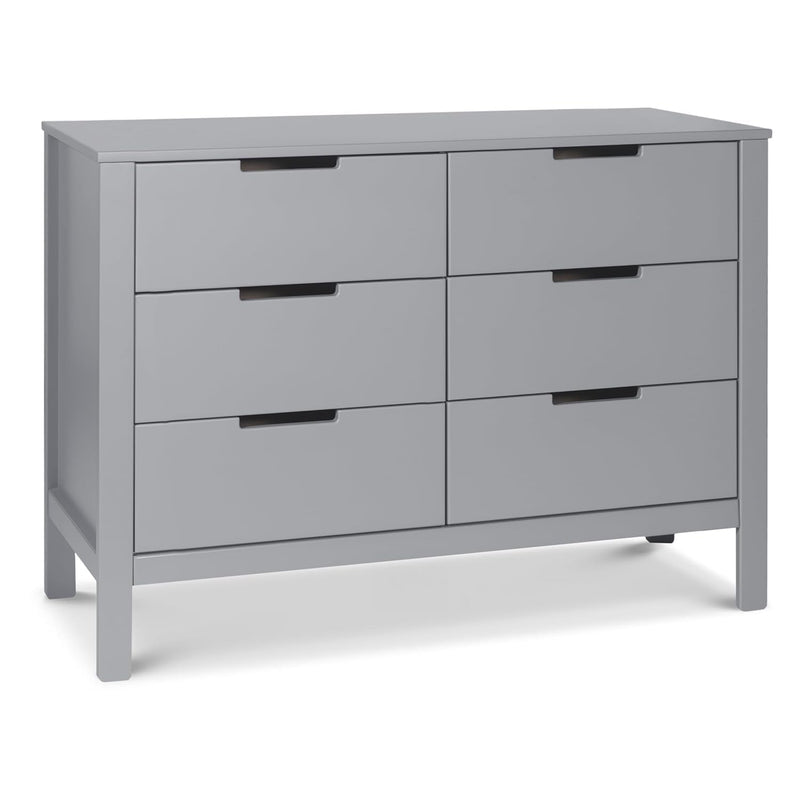 Carter'S by Davinci Colby 6-Drawer Double Dresser, Gray