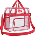 Bagenius Clear Bag Stadium Approved 12×6×12 Clear Bag for Stadium Events Sports Concert Festival Work