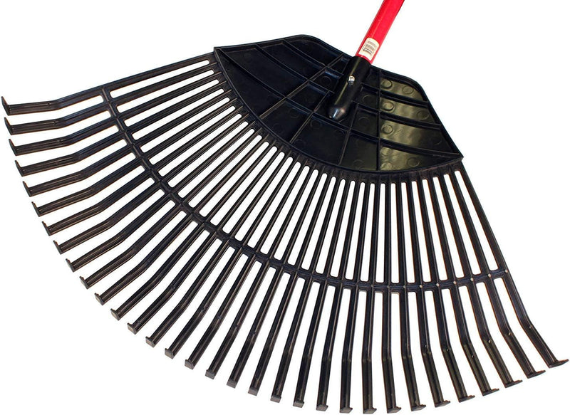 Bully Tools 92630 Poly Lawn and Leaf Rake with Fiberglass Handle, 31-Inch