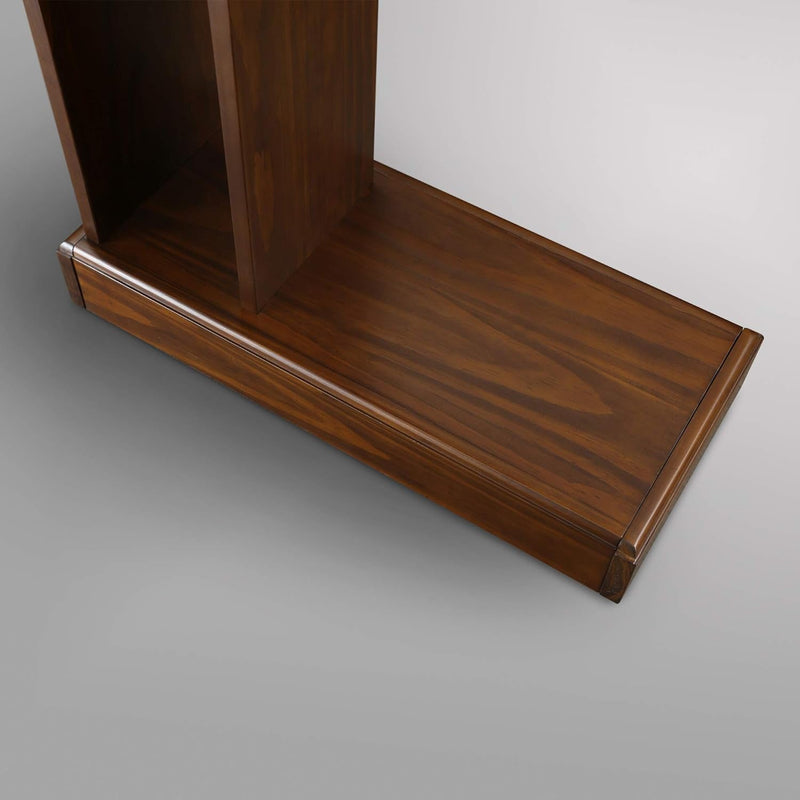 Casual Home Monroe C-Table Drawer, Concealment Furniture, Mocha, 22.75 in X 10 in X 24 In