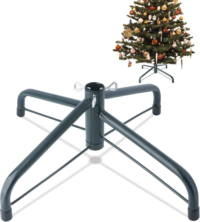 ELFJOY Artificial Christmas Tree Stand for Live Tree Metal Foldable Tree Stand （54Cm）