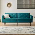 Cpintltr 74" Loveseat-Sofa, Samtcouch, umwandelbares Schlafsofa, Futon-Schlafsofa mit konischen Metallbeinen, gepolsterte Fouches-Sitzmöbel für Wohnzimmer, Apartment, Lounge