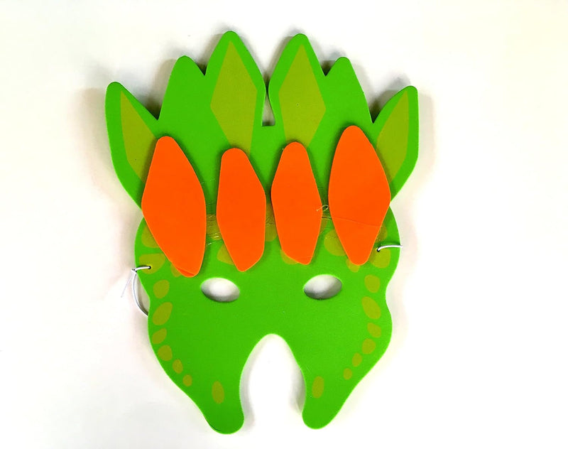 1 Dozen Foam Dinosaur Masks, Party Favors for Children (12 Dinosaur Masks)