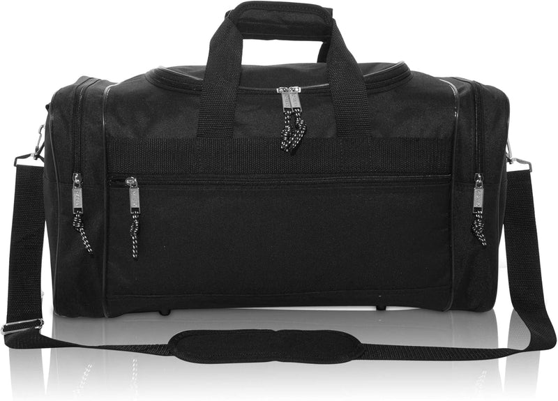 DALIX 17" Blank Duffle Bag Duffel Bag Travel Size Sports Durable Gym Bag