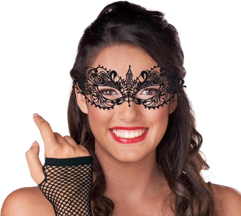 2 Pieces Women'S Masquerade Mask Lace Eye Mask for Ball Proms,Halloween Carnival and Venetian Masquerade Party