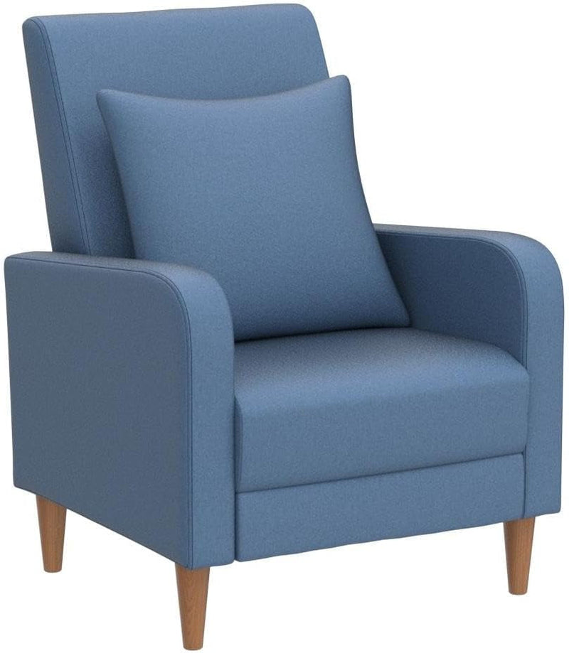 COLAMY B248-Blue1 Accent Chair, Set of 1, F-Blue