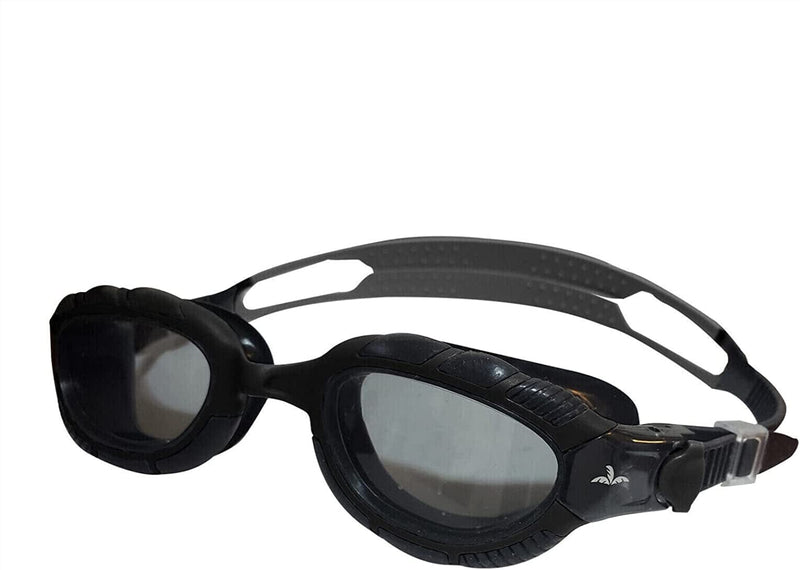 Cabana Sports Raptor Swimming Goggles No Leaking anti Fog UV Protection Triathlon Full Protection Unisex Adult Sporting Goods > Outdoor Recreation > Boating & Water Sports > Swimming > Swim Goggles & Masks Cabana Sports Black/Clear (Non-polarized)  