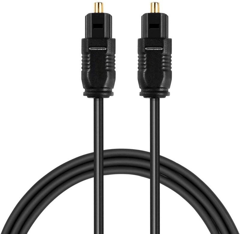 CableCreation Optical Digital Audio Cable, 3FT Slim Fiber Optic Toslink Gold Plated Optical S/PDIF Cord for Home Theater, Sound Bar, TV, PS4, Xbox, VD/CD Player, Game Console& More, Black 1M Electronics > Electronics Accessories > Cables CableCreation 6Feet[5-Pack]  