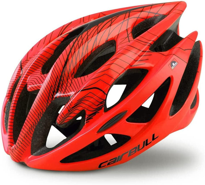 CAIRBULL Sterling One-Piece Ultra Lightweight Breathable Bicycle Bicycle Helmet CB-01 Sporting Goods > Outdoor Recreation > Cycling > Cycling Apparel & Accessories > Bicycle Helmets Cairbull Orange M/L(58-62CM) 