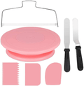 Cake Decorating Turntable,Cake Decorating Supplies With Decorating Comb/Icing Smoother(3pcs),2 Icing Spatula With Sided & Angled … Home & Garden > Kitchen & Dining > Kitchen Tools & Utensils > Cake Decorating Supplies Miecux Pink  