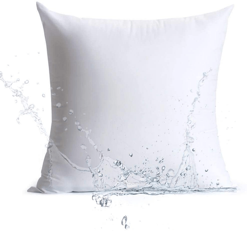 Calibrate Timing 16 x 16 Pillow Inserts Outdoor, Water Resistant Hypoallergenic Square Decorative Throw Pillow Cushion Stuffer Forms Couch Sham - 16 x 16 inches Pack of 4 Home & Garden > Decor > Chair & Sofa Cushions Calibrate Timing 1 24" x 24" 