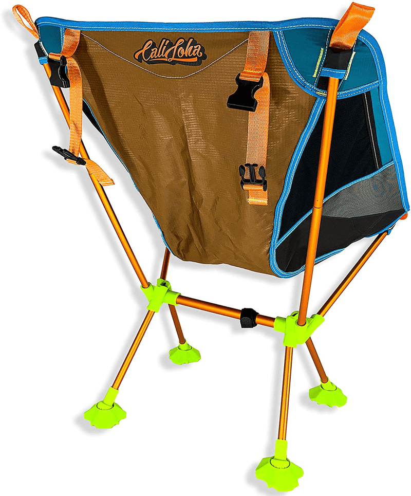 Caliloha Ultra Lightweight Camp Chair - Portable Chair for Camping, Hiking, Backpacking, Beach, Sporting Events, and Concerts - Lightweight Folding Camp Chair, Backpacking Chair, Beach Chair Sporting Goods > Outdoor Recreation > Camping & Hiking > Camp Furniture CaliLoha   