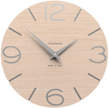 CalleaDesign 11.8" Wall Clock Smile Quartz Grey Home & Garden > Decor > Clocks > Wall Clocks CalleaDesign Pickled Oak  