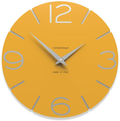 CalleaDesign 11.8" Wall Clock Smile Quartz Grey Home & Garden > Decor > Clocks > Wall Clocks CalleaDesign Melon  