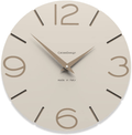 CalleaDesign 11.8" Wall Clock Smile Quartz Grey Home & Garden > Decor > Clocks > Wall Clocks CalleaDesign Flax  