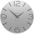 CalleaDesign 11.8" Wall Clock Smile Quartz Grey Home & Garden > Decor > Clocks > Wall Clocks CalleaDesign Aluminium  
