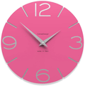 CalleaDesign 11.8" Wall Clock Smile Quartz Grey Home & Garden > Decor > Clocks > Wall Clocks CalleaDesign Pink  