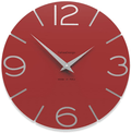 CalleaDesign 11.8" Wall Clock Smile Quartz Grey Home & Garden > Decor > Clocks > Wall Clocks CalleaDesign Ruby  