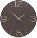 CalleaDesign 11.8" Wall Clock Smile Quartz Grey Home & Garden > Decor > Clocks > Wall Clocks CalleaDesign Chocolate  